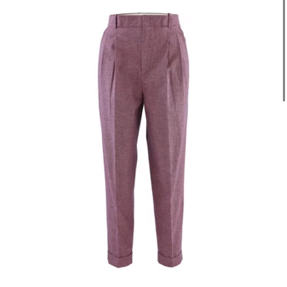 Isabel Marant Purple Ankle Pants